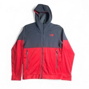 NWOT The North Face CP2X Jacket Men’s Size S Quilted Gray & Red Full Zip Hooded